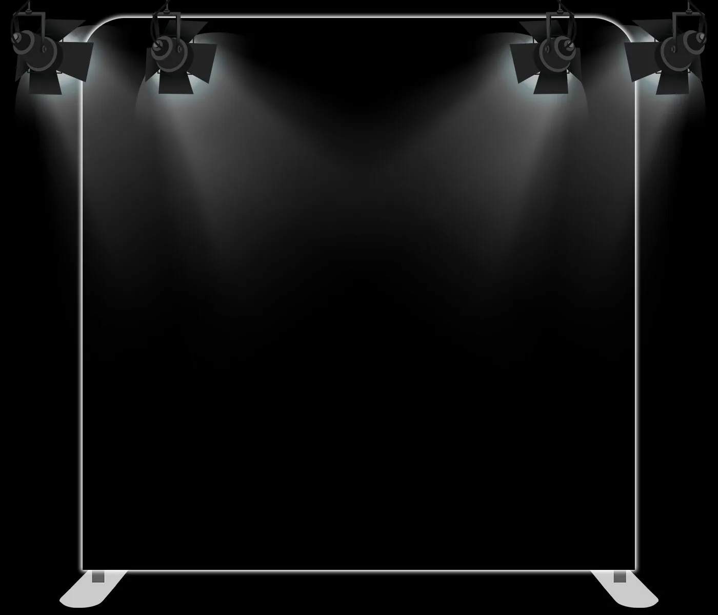 Photo booth backdrop - Sold Black