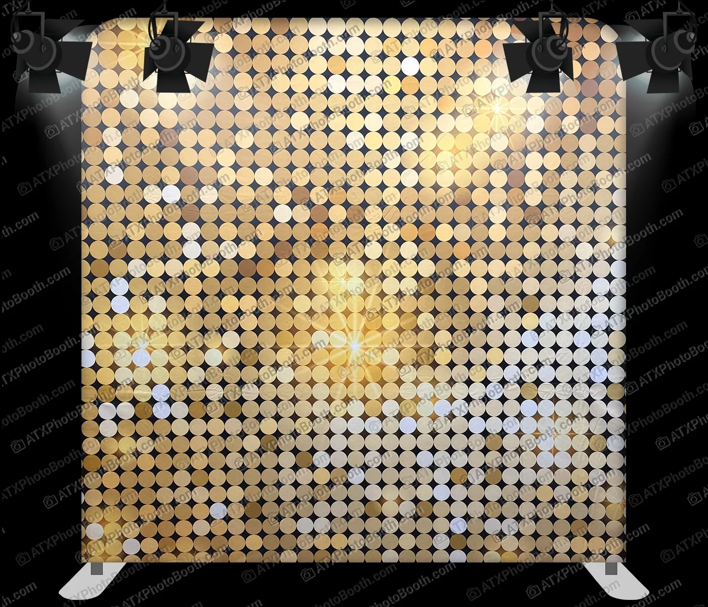 Photo booth backdrop - Gold Sequin Wall