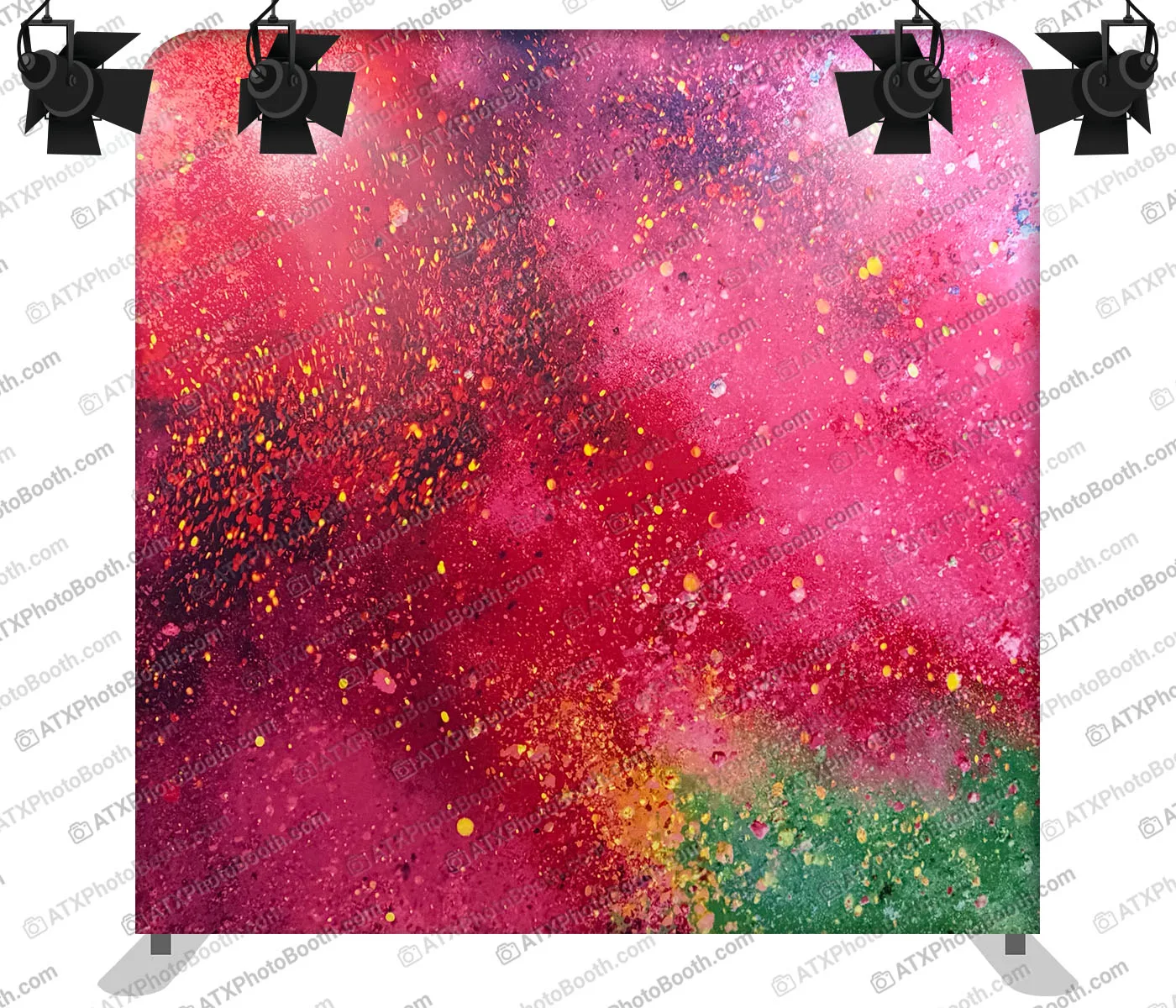 Photo booth backdrop - Color Burst