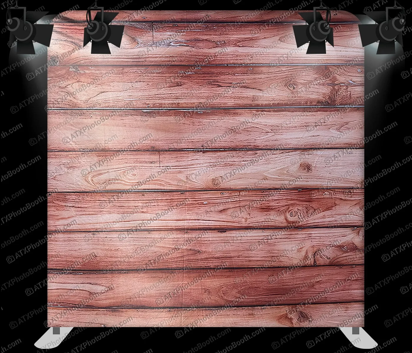 Photo booth backdrop - Rustic Wood