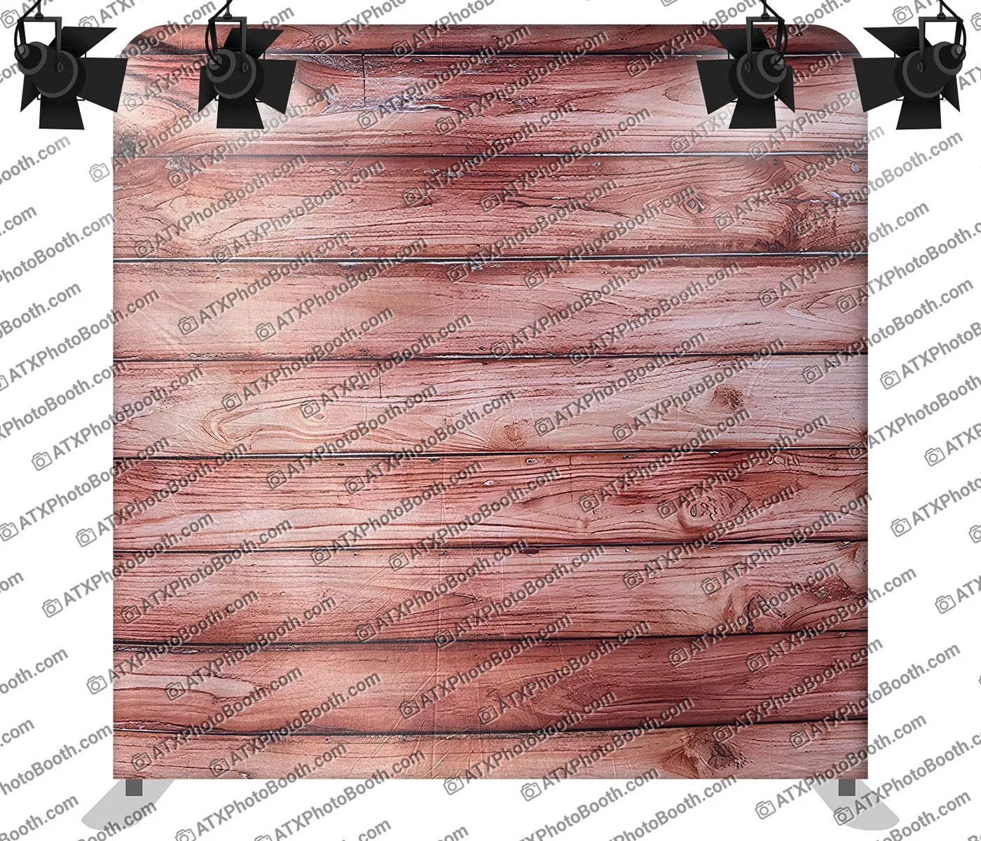 Photo booth backdrop - Rustic Wood